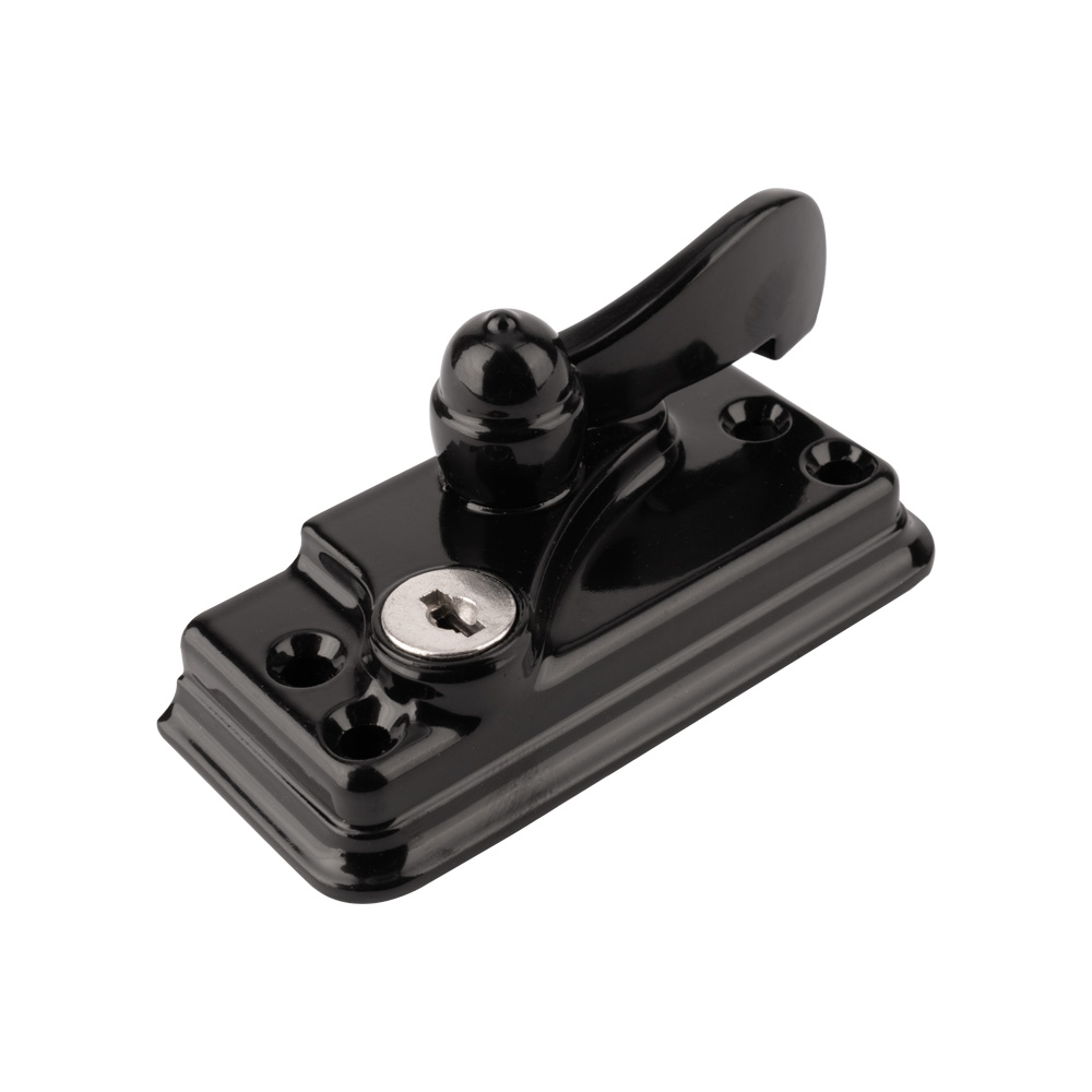 Timber Series High Security Heritage Cam Lock - Black